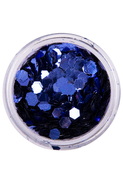 PXP Professional Colours PXP biologisch afbreekbare chunky glitter Sapphire Blue 2,5 gram