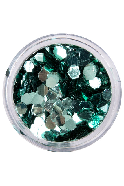 PXP Professional Colours PXP biologisch afbreekbare chunky glitter Sea Green 2,5 gram