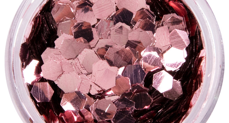 PXP Professional Colours PXP biologisch afbreekbare chunky glitter Zacht Roze 2.5 gram