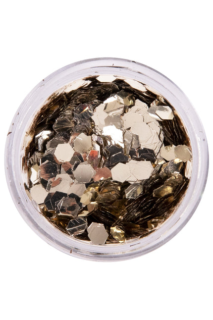 PXP Professional Colours PXP biologisch afbreekbare grove glitter Dutch Siver 2,5 gram