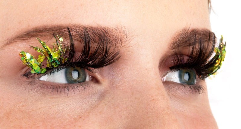 PXP Professional Colours PXP fluorescerende glitter wimpers Groen