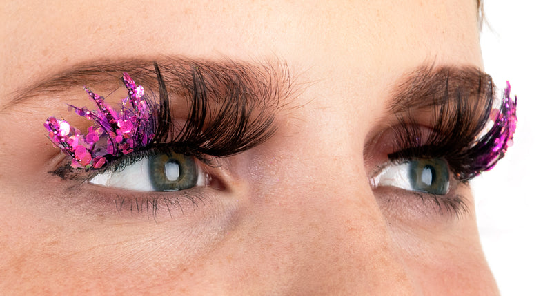 PXP Professional Colours PXP fluorescerende glitter wimpers Hotpink