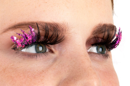 PXP Professional Colours PXP fluorescerende glitter wimpers Hotpink