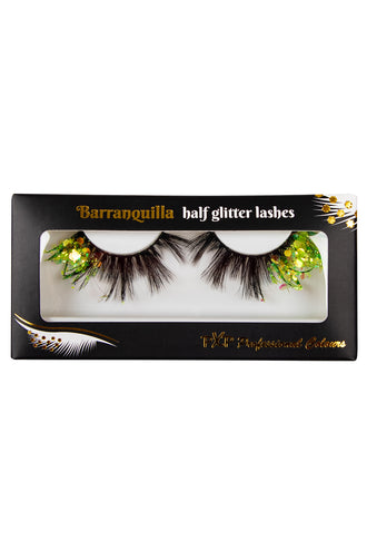 PXP Professional Colours PXP fluorescerende glitter wimpers Limoen