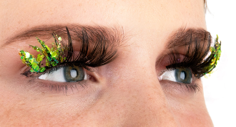 PXP Professional Colours PXP fluorescerende glitter wimpers Limoen