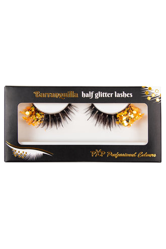 PXP Professional Colours PXP fluorescerende glitter wimpers Oranje