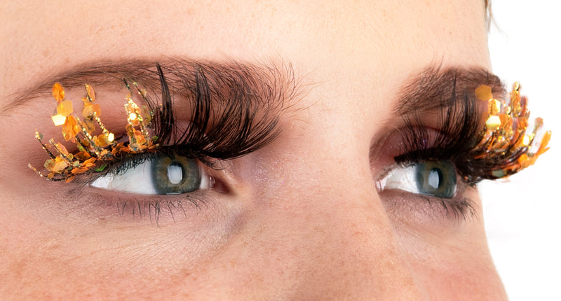 PXP Professional Colours PXP fluorescerende glitter wimpers Oranje