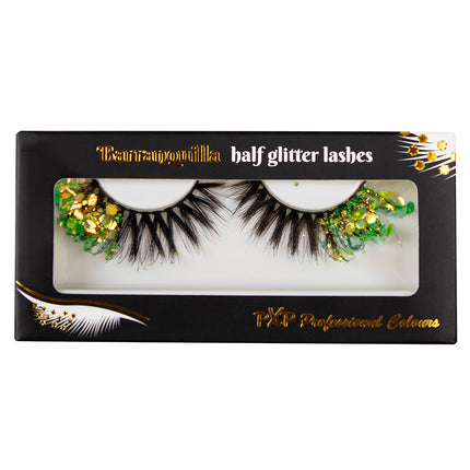 PXP Professional Colours PXP fluorescerende glitter wimpers Smaragd