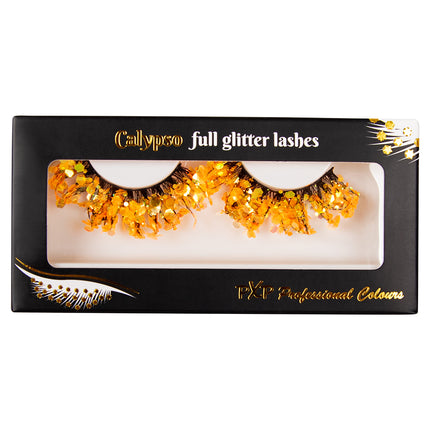 PXP Professional Colours PXP fluorescerende glitter wimpers zon