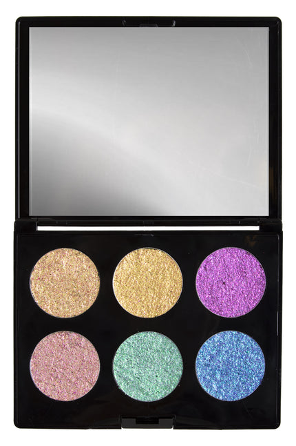 PXP Professional Colours PXP pressed chrome Eyeshadow palette 6 kleuren