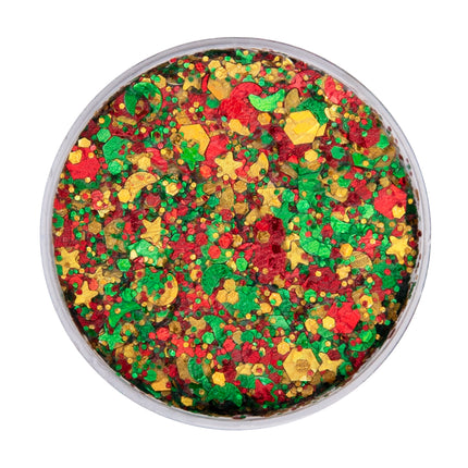 PXP Professional Colours PXP Pressed chunky glitter creme groot rood geel groen 40 ml