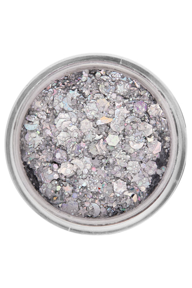 PXP Professional Colours PXP Pressed chunky glitter creme lucky silver 10 ml