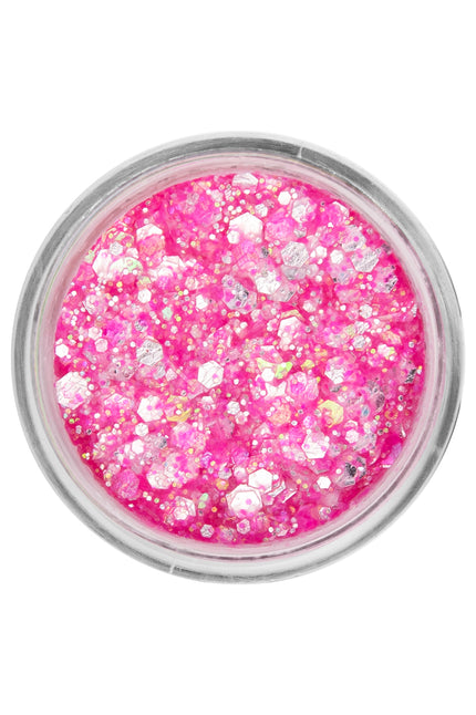 PXP Professional Colours PXP Pressed chunky glitter creme neon roze snoepjes 10 ml