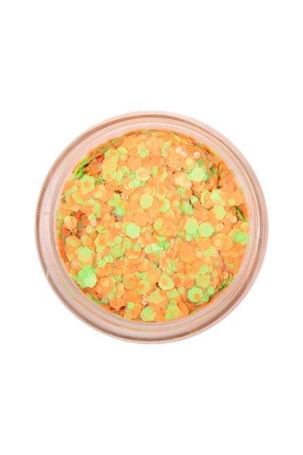 PXP Professional Colours PXP Pressed chunky glitter creme oranje groen 10 ml