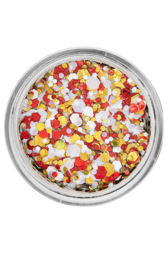 PXP Professional Colours PXP Pressed chunky glitter creme rood wit geel 10 ml