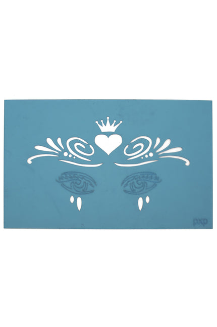 PXP Professional Colours PXP Schmink sjabloon Hartjes kroon