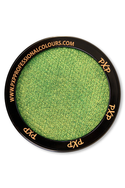 PXP schmink Pearl golden Leprechaun, groen parelmoer waterschmink in potje van 10 gram