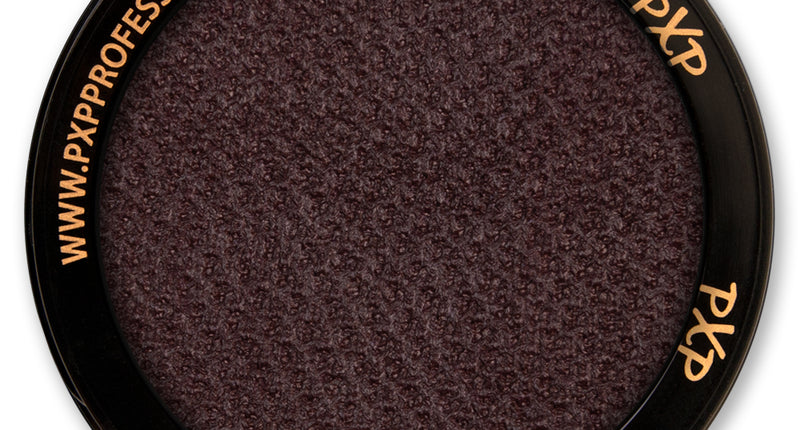 Schmink Deep Merlot van PXP, donkerrode waterschmink van 10 gram in rond potje met zwarte rand