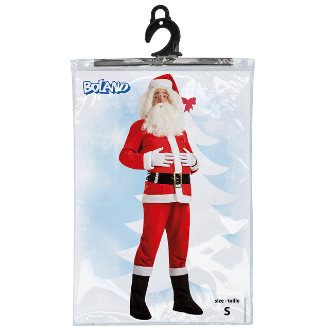 Verpakking van het kerstmanpak Happy Santa van Boland in maat S