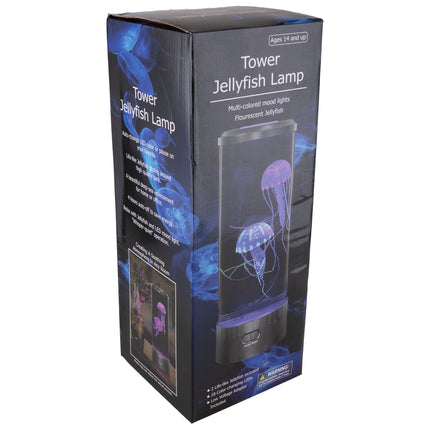 Verpakking van de kwallenlamp met 18 kleuren LED en 2 kwallen