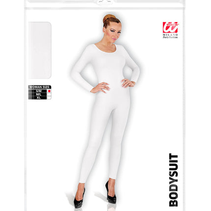 Verpakking van de lange body voor dames met maattabel S/M, M/L en XL