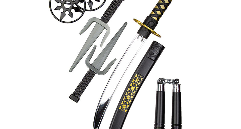 Wicked Costumes 8-delige Ninja-set wapenset kind