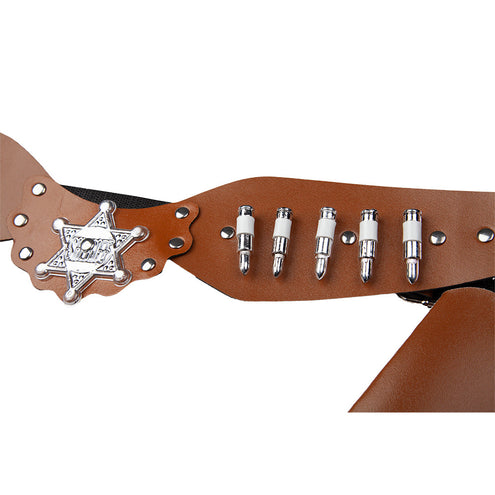 Wicked Costumes Cowboy riem met 2 holsters