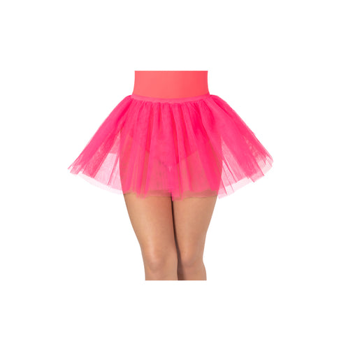 Wicked Costumes Disco rokje neon roze voor kids