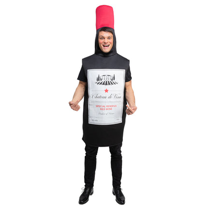 Wicked Costumes Grappig Rode Wijnfles kostuum