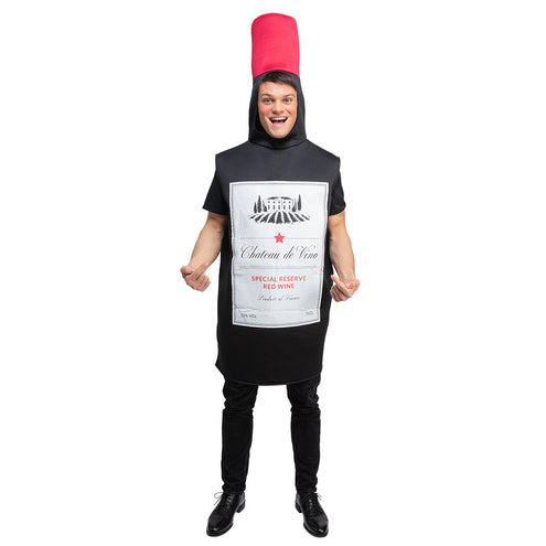 Wicked Costumes Grappig Rode Wijnfles kostuum