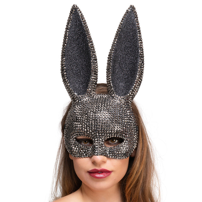 Wicked Costumes Konijnenmasker met bergkristal