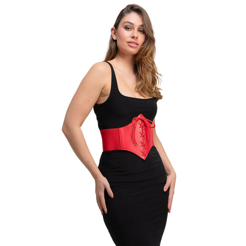 Wicked Costumes Korsetgordel - Rood