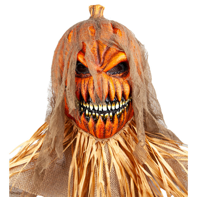 Wicked Costumes Masker pompoen vogelverschrikker