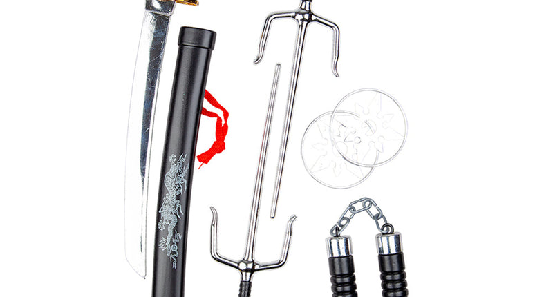 Wicked Costumes Ninja wapenset 7 delig kind