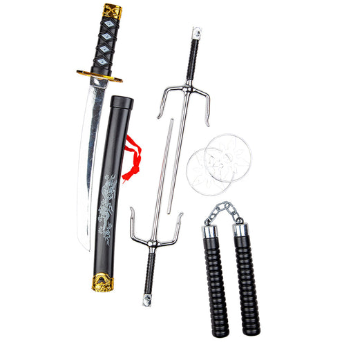 Wicked Costumes Ninja wapenset 7 delig kind