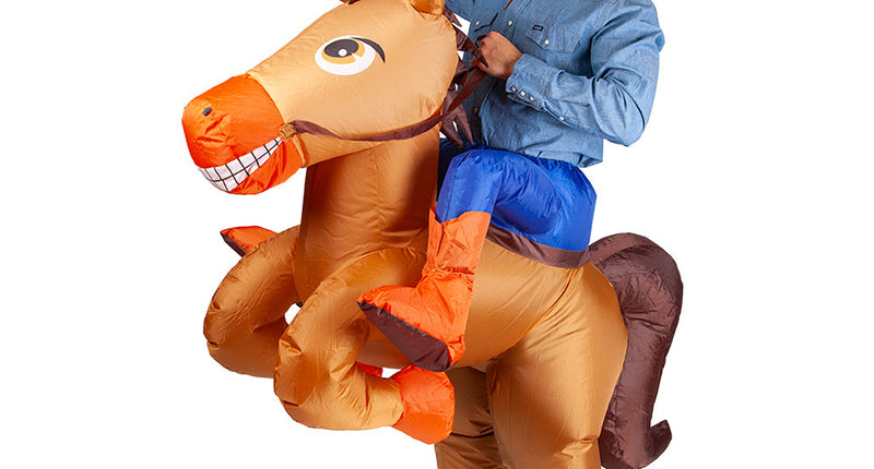 Wicked Costumes Opblaasbaar paard