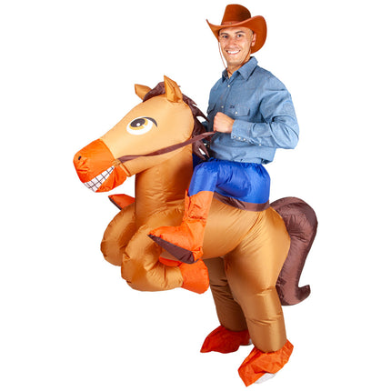 Wicked Costumes Opblaasbaar paard