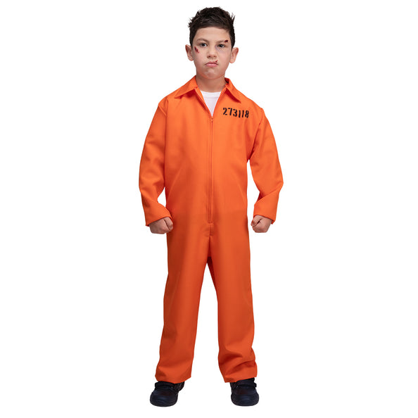 Wicked Costumes Oranje gevangene pak kinderen