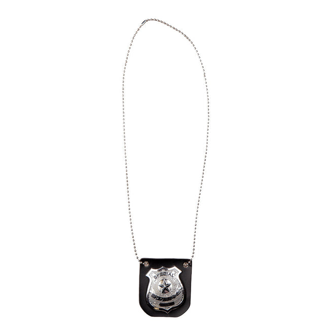 Wicked Costumes Politie badge aan ketting