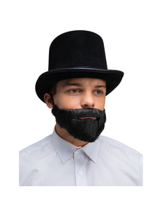 Wicked Costumes Realistische baard deluxe - Zwart