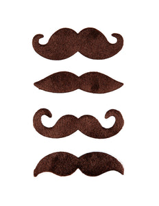 Wicked Costumes Snorren - bruin 4 stuks