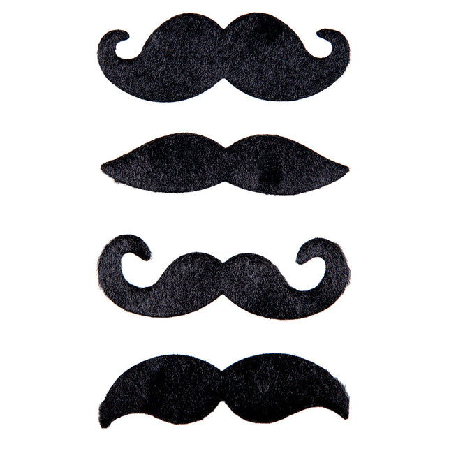 Wicked Costumes Snorren - zwart 4 stuks