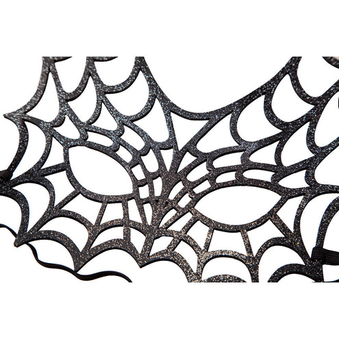 Wicked Costumes Spinnenweb masker Glitter