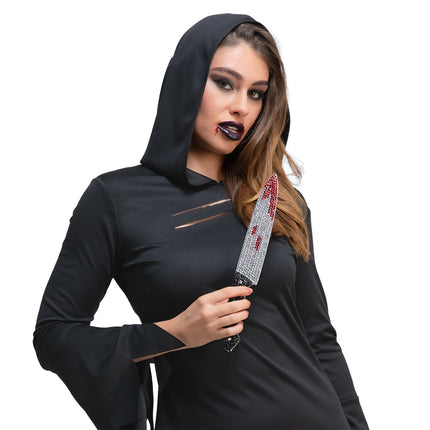 Wicked Costumes Strass mes met/Bloed - 30cm