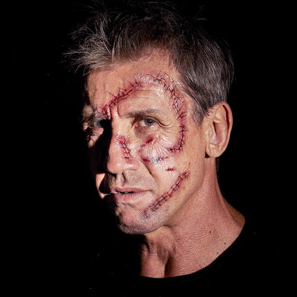 Widmann SRL 10 Tattoos met nietjes en hechtingen