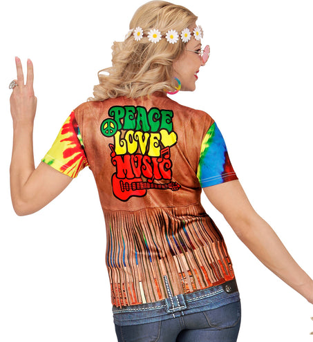 Widmann SRL 3D Hippie shirt Psycho dames