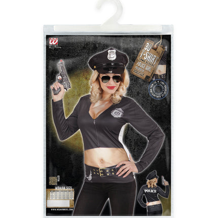 Widmann SRL 3D Politie shirt Police girl