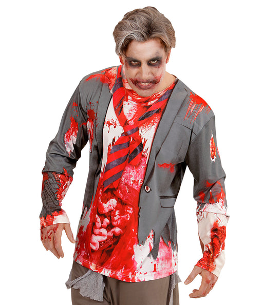 Widmann SRL 3D Zombie shirt man