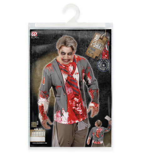 Widmann SRL 3D Zombie shirt man