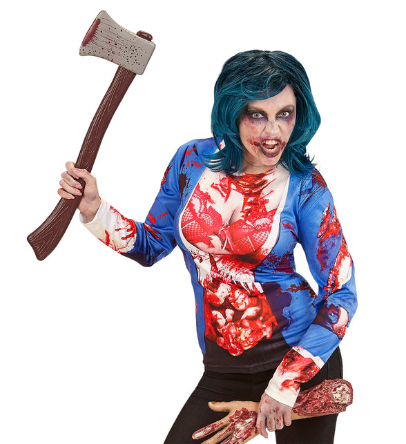 Widmann SRL 3D Zombie shirt volwassenen